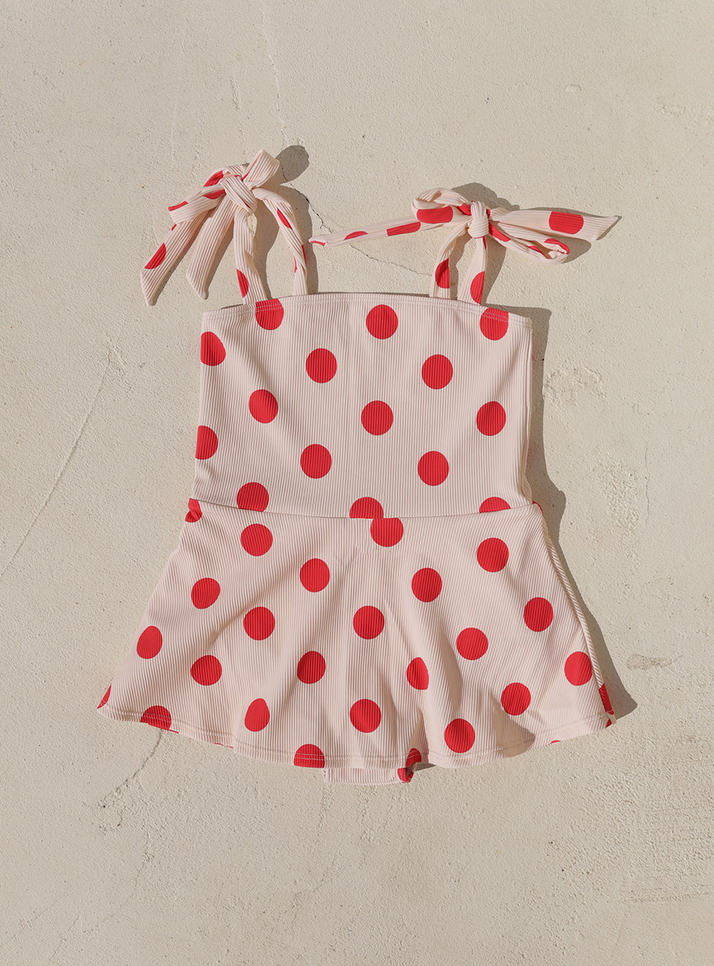 red polka dot swim dress Polka dot Swim dress set ~ One piece with matching skirt Choose your color Red Dolly Swimwear
