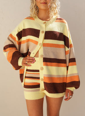 Butter Brown Oversized Cardi