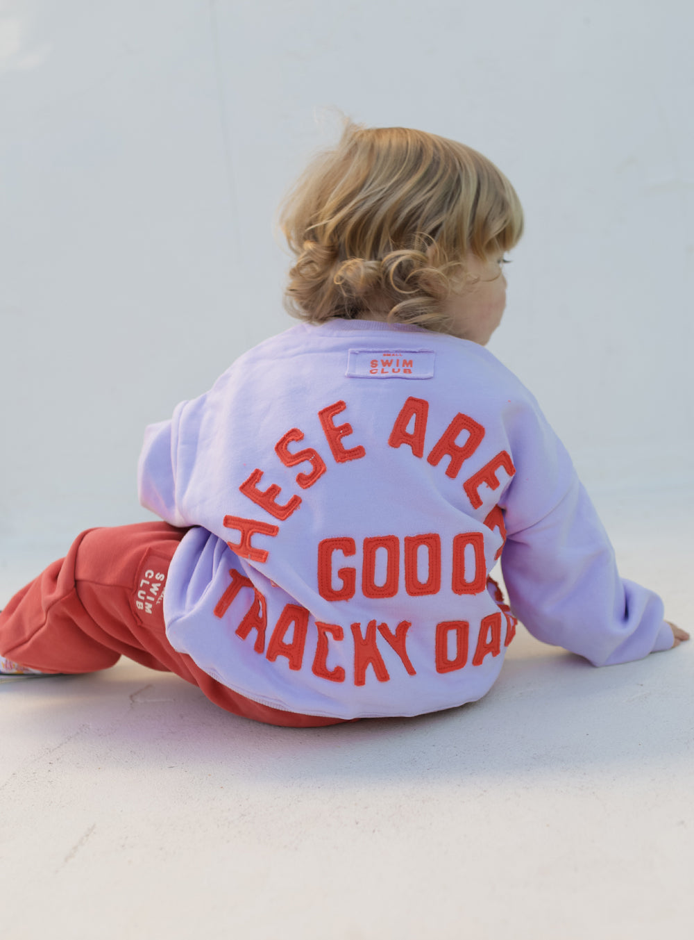 Good Tracky Pullover Lavender Red