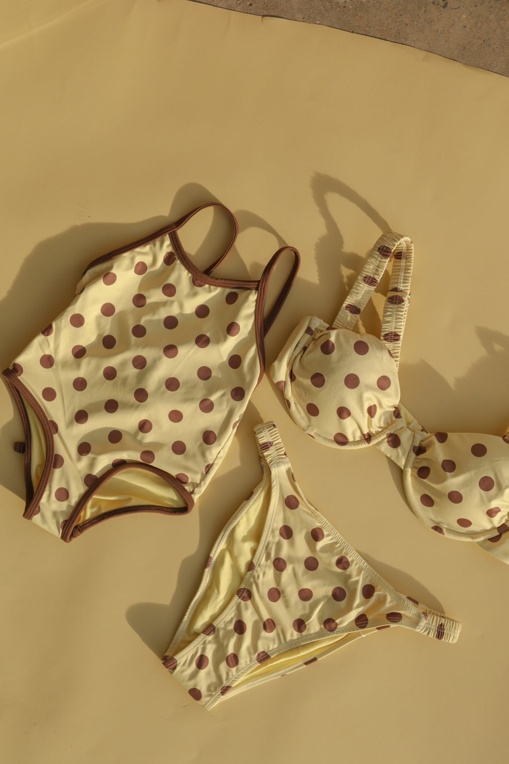 Polka Tie Back Mini Onepiece