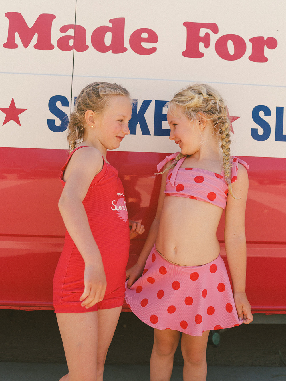 Pink Polka Bikini Set