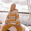 Ochre Stripe Knit Jumper
