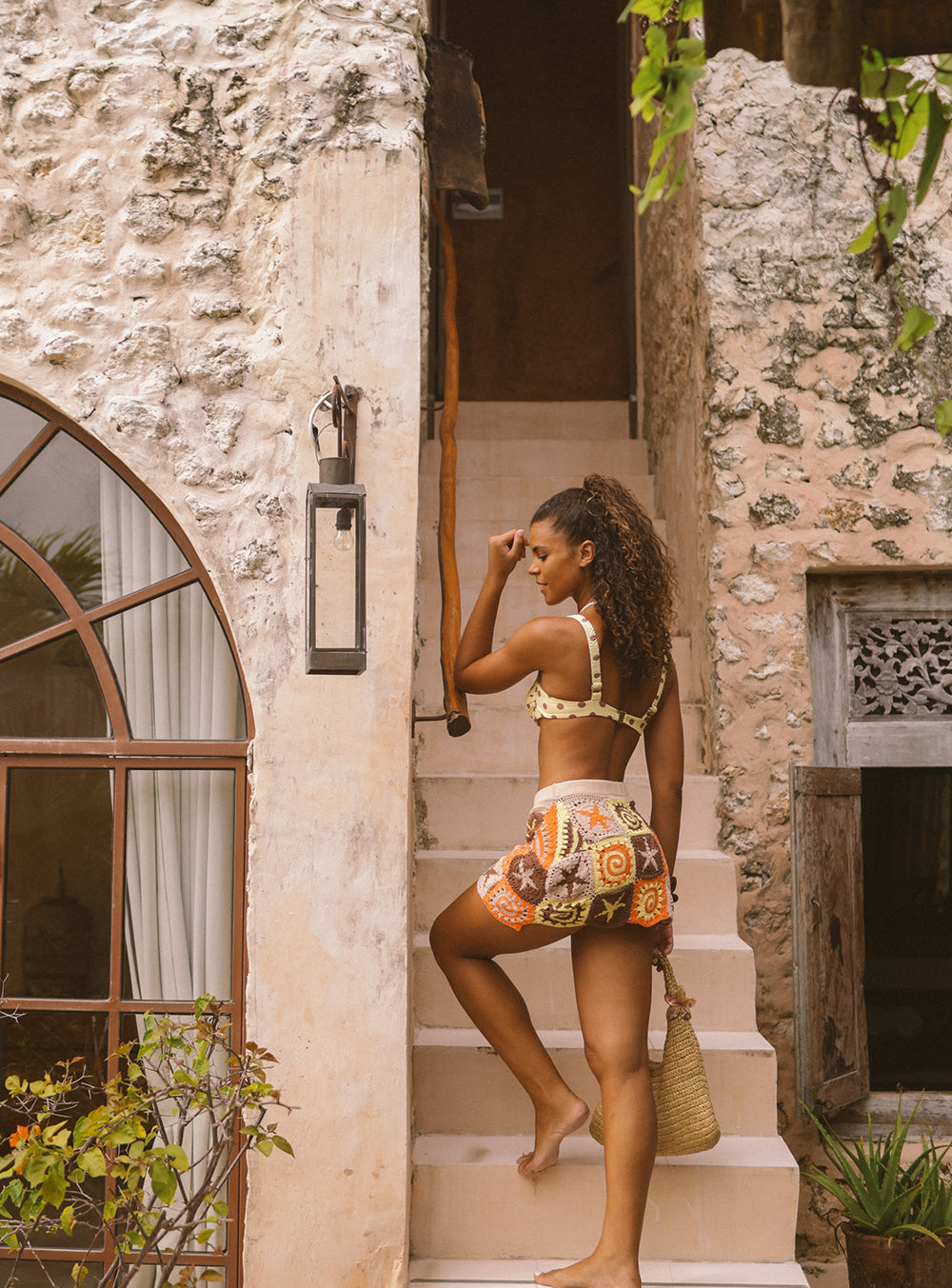 Sun & Swirl Crochet Mini